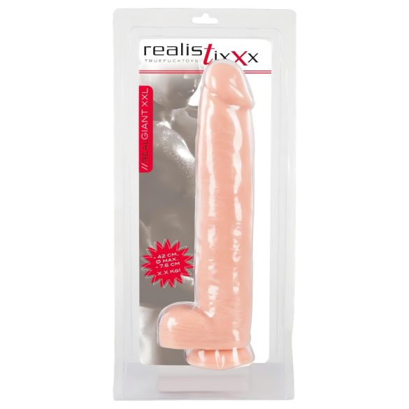realistixxx Gigante 3XL - Dildo Realista (42cm) - Natural