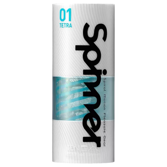 Tenga Spinner Tetra - masturbador masculino transparente