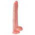 Dildo Realístico King Cock 35cm - Natural