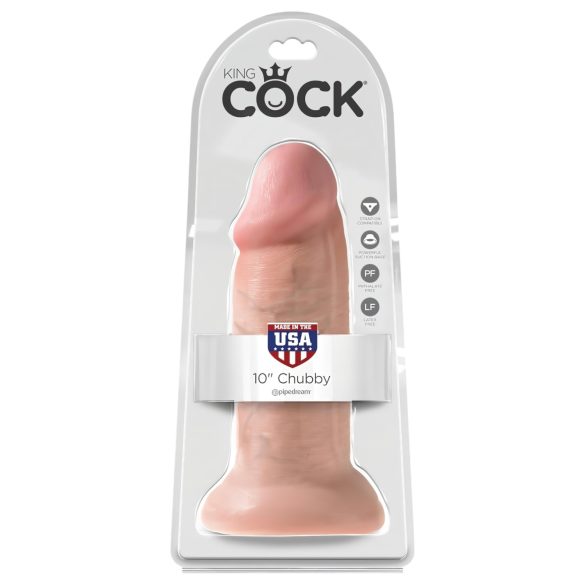 Dildo Realista King Cock 25cm - Natural