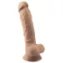 Silexd 7 - dildo com ventosa - 17,5cm - cor natural