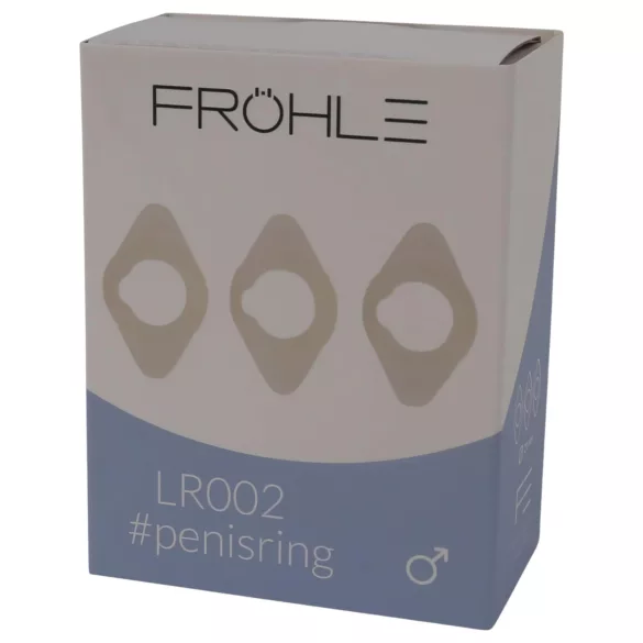Fröhle - anel peniano médico - kit com 3 unidades - 2,1cm