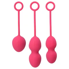   Svakom Nova - kit bolas de pompoarismo 3 peças - silicone vermelho
