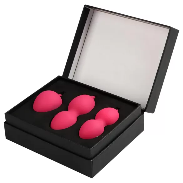 Svakom Nova - kit bolas de pompoarismo 3 peças - silicone vermelho