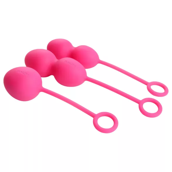 Svakom Nova - kit bolas de pompoarismo 3 peças - silicone vermelho