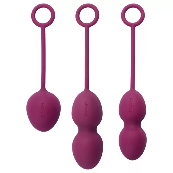 Svakom Nova - conjunto de 3 bolas ben wa - roxo