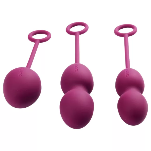 Svakom Nova - conjunto de 3 bolas ben wa - roxo