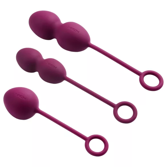Svakom Nova - conjunto de 3 bolas ben wa - roxo