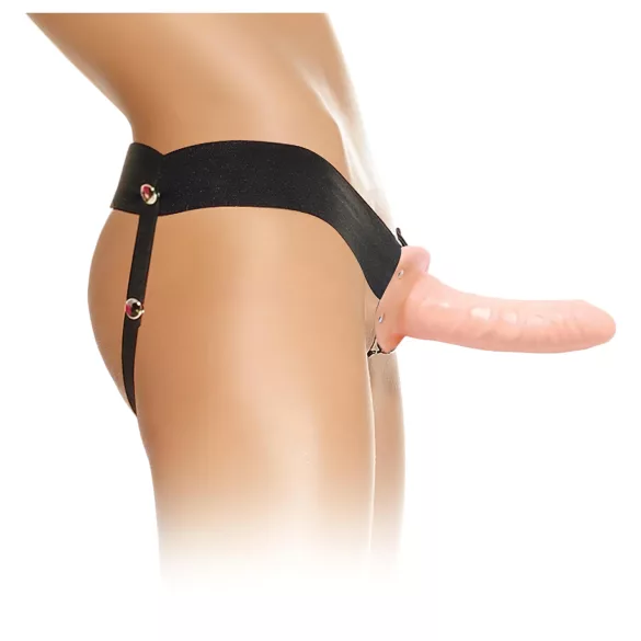 Pipedream - Cinto Fetiche com Pênis 6 - strap-on oco, ajustável (cor natural)