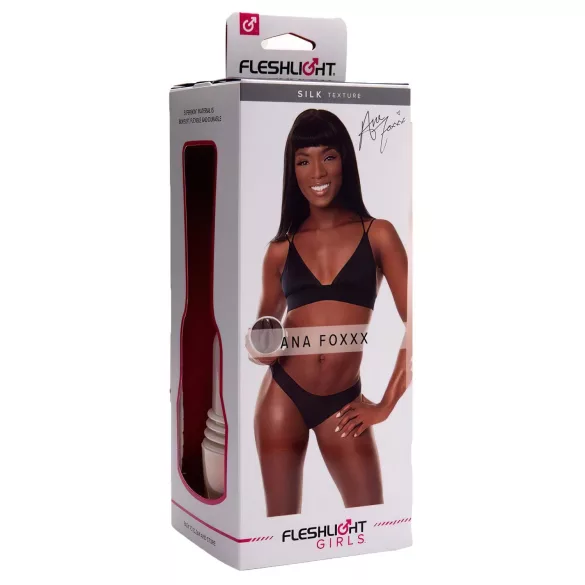 Fleshlight Ana Foxxx Silk - masturbador vagina realista silicone