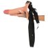 Realistixxx Strap-on - dildo oco para prender (cor natural)