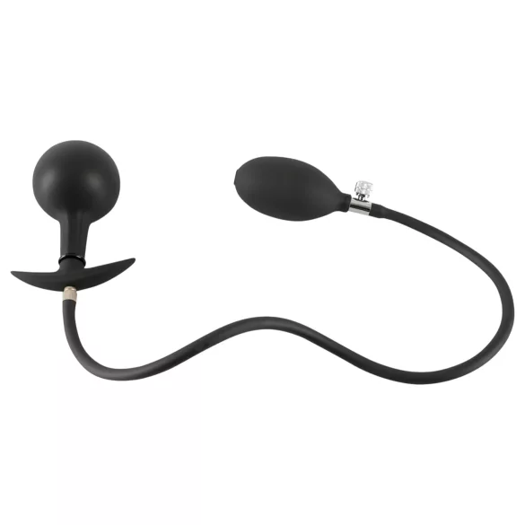 You2Toys - plug anal inflável com bolas - silicone preto