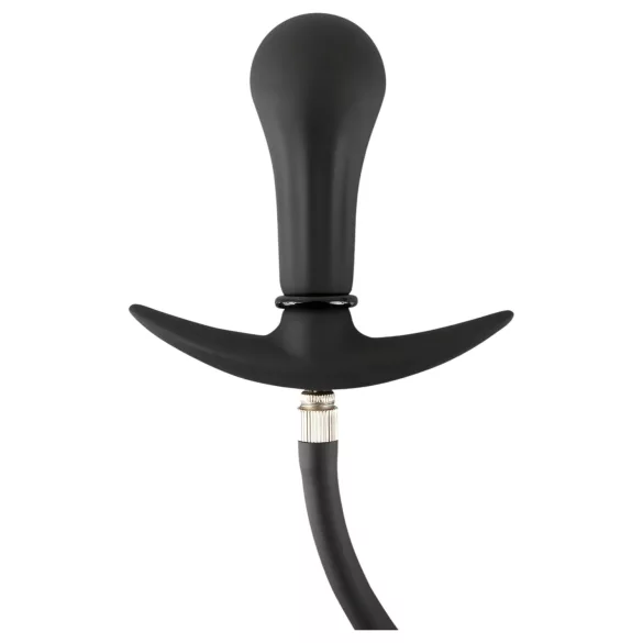 You2Toys - plug anal inflável com bolas - silicone preto