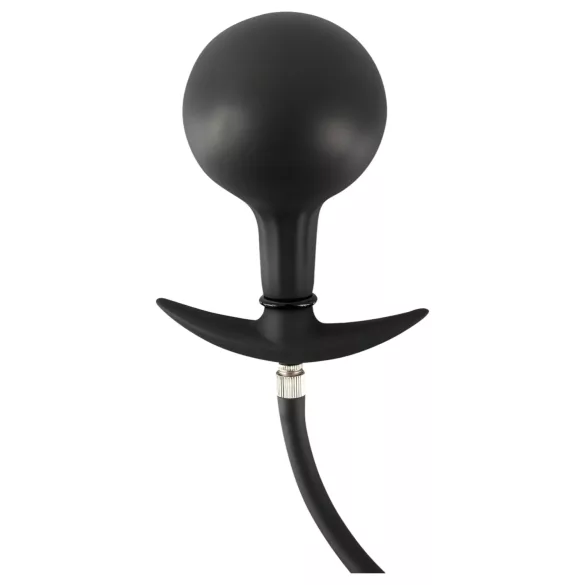 You2Toys - plug anal inflável com bolas - silicone preto