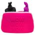 Happyrabbit - estojo de brinquedo íntimo (rosa) - pequeno