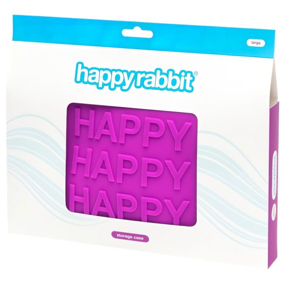 Happyrabbit - estojo de brinquedo sexual (roxo) - grande