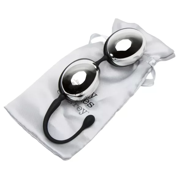 Fifty Shades of Grey - bola vaginal - metalizada - prateado