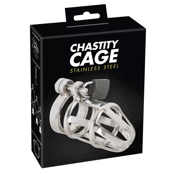 You2Toys - Gaiola de castidade peniana - metal, com cadeado
