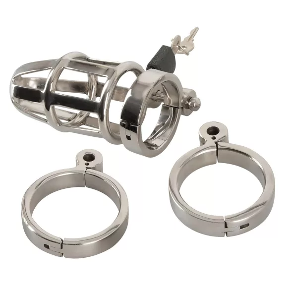 You2Toys - Gaiola de castidade peniana - metal, com cadeado