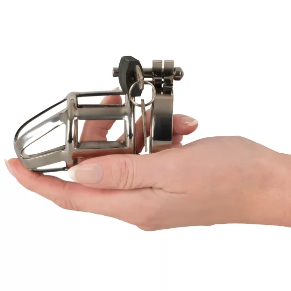 You2Toys - Gaiola de castidade peniana - metal, com cadeado