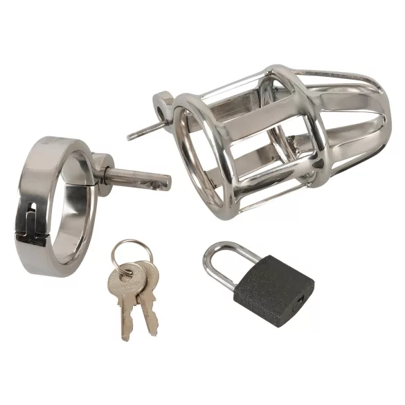 You2Toys - Gaiola de castidade peniana - metal, com cadeado