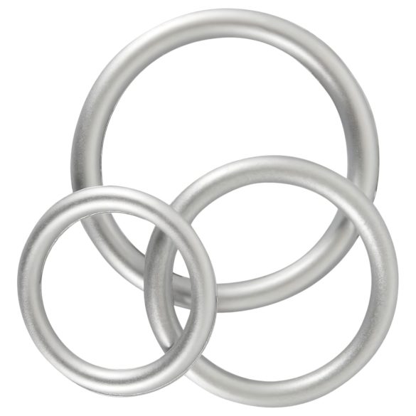 Conjunto de Anéis Penianos de Silicone You2Toys Metallic (3 peças)