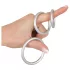 You2Toys - anel peniano silicone metálico - kit 3 peças