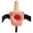 Fetish - strap-on com dildo ejaculador 19cm - cor pele