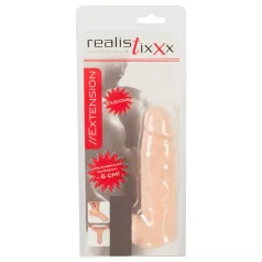   Realistixxx - capa peniana com anel para escroto - 16cm - cor natural