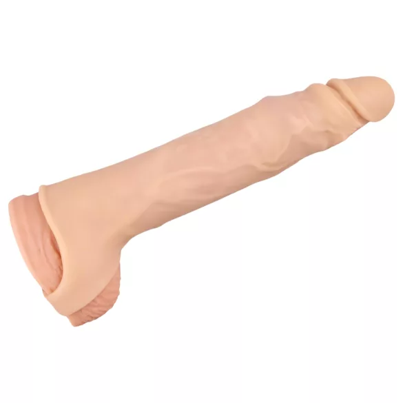 Realistixxx - capa peniana com anel para escroto - 16cm - cor natural