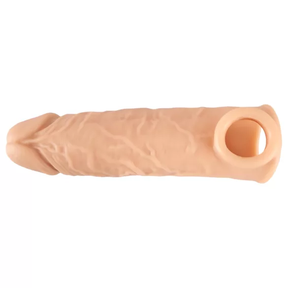 Realistixxx - capa peniana com anel para escroto - 16cm - cor natural