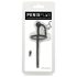 Plug Peniano - Dilatador de Silicone para Uretra e Anel Peniano (0,6mm) - Preto