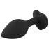Plug Anal Jeweled You2Toys - Preto com Pedra Branca