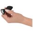 Plug Anal Jeweled You2Toys - Preto com Pedra Branca