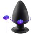 Silexd M - Plug Anal Maleável - 11cm (preto)