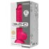 Silexd 9,5 - Dildo com ventosa e testículos - 24cm (rosa)