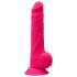 Silexd 9,5 - Dildo com ventosa e testículos - 24cm (rosa)
