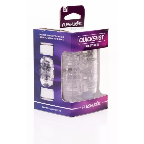 Fleshlight Quickshot Riley Reid - masturbador masculino compacto portátil