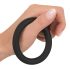 Veludo Negro - anel peniano de silicone (preto) - 5cm