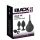 Conjunto de Plugs Anais Black Velvet (4 peças) - Preto