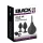 Black Velvets - plug anal kit 4 peças - silicone preto