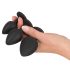 Conjunto de Plugs Anais Black Velvet (4 peças) - Preto