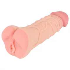   Nature Skin - masturbador vagina masculina e capa peniana 2 em 1 - cor natural