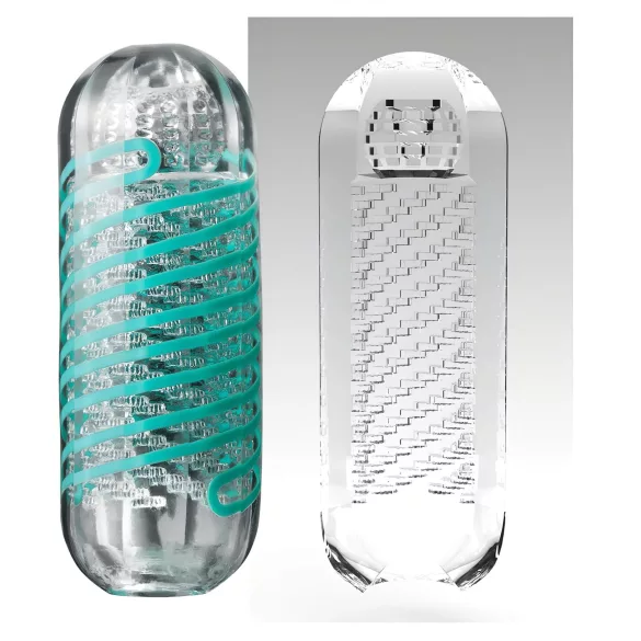 TENGA Spinner Pixel - masturbador (transparente)