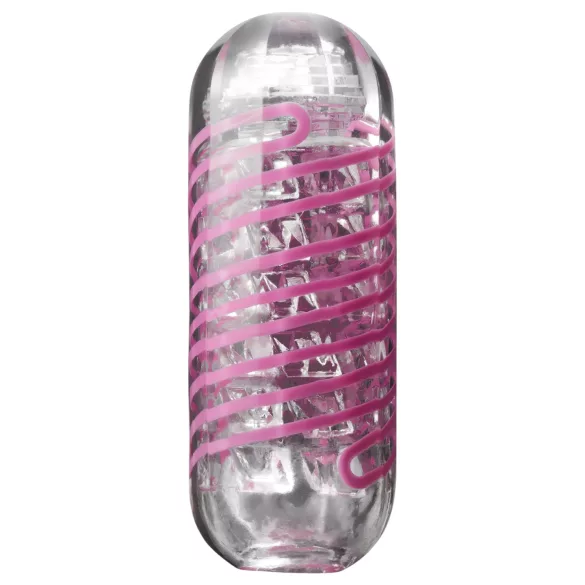 TENGA - masturbador masculino rotativo - transparente
