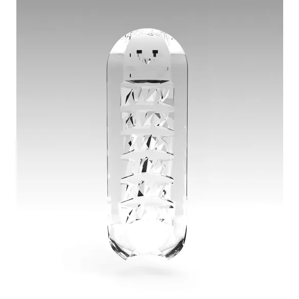 TENGA - masturbador masculino rotativo - transparente