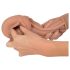 You2Toys Pussy to Go Delicious - brinquedo íntimo (tom natural escuro)