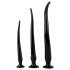 You2Toys - conjunto de plugs anais extra longos (3 peças) - preto