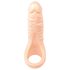 Realistixxx Double F - Dildo Realista com Anel Peniano (cor de pele)