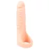 Realistixxx - dildo realístico duplo com anel peniano - cor natural
